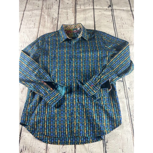 ROBERT GRAHAM Long Sleeve Shirt, Multi Embroidered, Multi-Color, Size X-Large - Picture 1 of 12